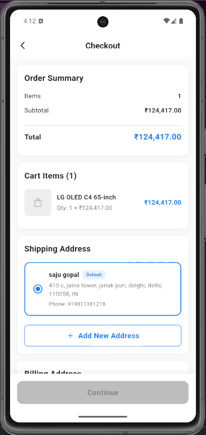 Cartxis Ecommerce screen 3
